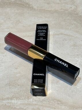 CHANEL LE ROUGE DUO ULTRA TENUE Ultrawear Liquid Lip Colour - 112 CHIC ROSEWOOD